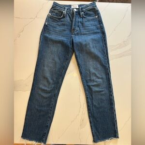 Frame Denim Le Original Size 23 High Rise Straight Button Fly Women’s Jeans Crop